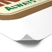 Happy Beaver Poster (Ecke)