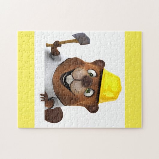 Happy Beaver Puzzle (Horizontal)