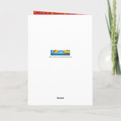 Happy Bee Birthday Card Karte (Rückseite)