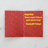 Happy Bee Birthday Card Karte (Innenseite)