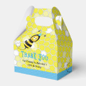 Happy Bee Birthday Gable Box Geschenkschachtel (Rückseite)