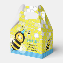 Happy Bee Birthday Gable Box Geschenkschachtel