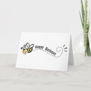 Happy Bee Birthday! Karte