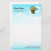 Happy Bee Briefpapier (Vorne/Hinten)