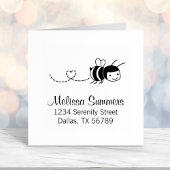 Happy Bee Buzzing rund um die Adresse Permastempel