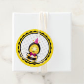 Happy Bee Circle Tag für Mädchen Geschenkanhänger (Beispiel)