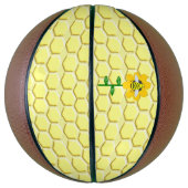 Happy Bee Day Birthday Bumblebee Basketball (Vertikal)