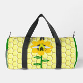 Happy Bee Day Birthday Bumblebee Duffle Bag (Rückseite)