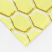 Happy Bee Day Birthday Bumblebee Fleecedecke (Ecke)