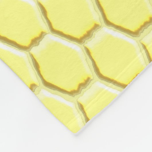 Happy Bee Day Birthday Bumblebee Fleecedecke (Ecke)