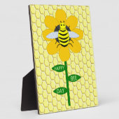 Happy Bee Day Birthday Bumblebee Fotoplatte (Seite)