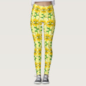 Happy Bee Day Birthday Bumblebee Leggings (Vorderseite)