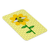 Happy Bee Day Birthday Bumblebee Magnet (Rechte Seite)