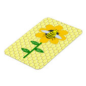 Happy Bee Day Birthday Bumblebee Magnet (Linke Seite)