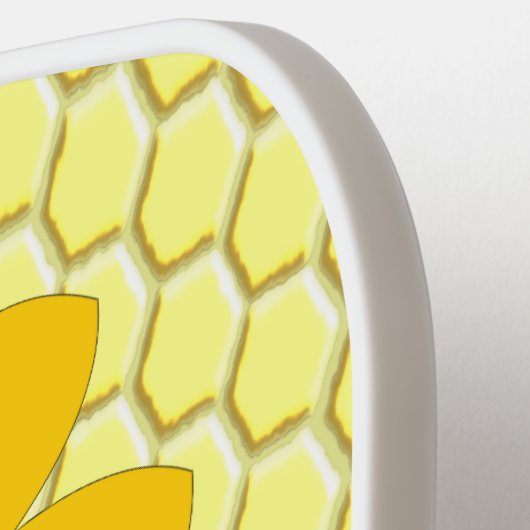 Happy Bee Day Birthday Bumblebee Pickleball Schläger (Linke Seite)