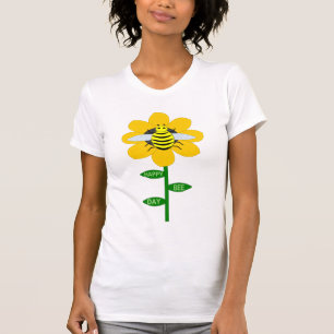 Happy Bee Day Birthday Bumblebee T-Shirt