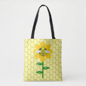Happy Bee Day Birthday Bumblebee Tasche (Vorderseite)