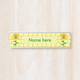 Happy Bee Day Birthday Hummel Custom Türschild