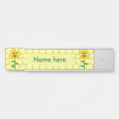 Happy Bee Day Birthday Hummel Custom Türschild (Vorderseite )