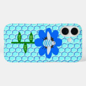 Happy Bee Day Boy Blue Birthday Bumblebee Case-Mate iPhone Hülle (Rückseite (Horizontal))