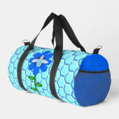Happy Bee Day Boy Blue Birthday Bumblebee Duffle Bag (Rechte Ecke)