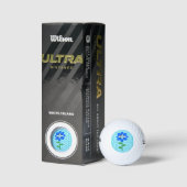 Happy Bee Day Boy Blue Birthday Bumblebee Golfball (Verpackungen)