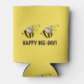 Happy Bee Day Bumblebee Yellow Bumble Bee Birthday Dosenkühler (Vorderseite)
