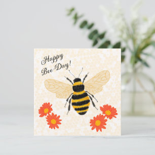 Happy Bee-Day Card