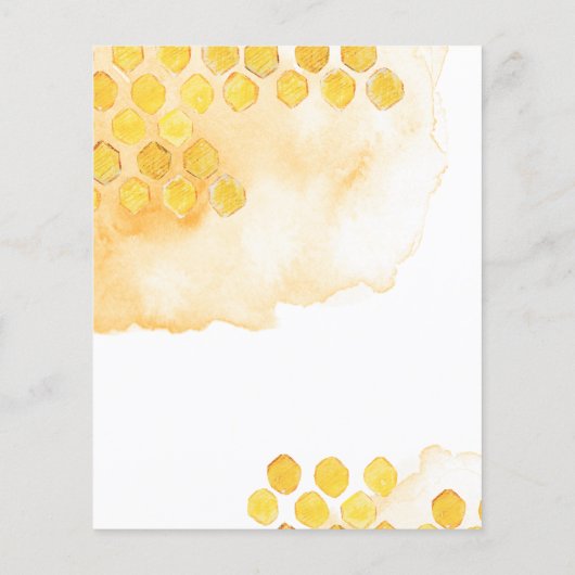 Happy Bee-day Erster Geburtstag Einladung (Rückseite)