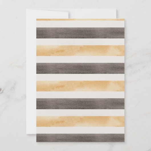 Happy Bee day First Birthday Einladung (Rückseite)