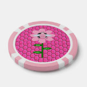Happy Bee Day Girl Pink Birthday Hummel Pokerchips (Einzeln)