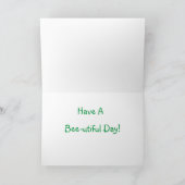 Happy Bee Day Karte (Innenseite)