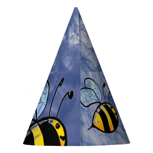Happy Bee Day mit Buzz the Bee, Party Hut Partyhütchen (Rückseite)