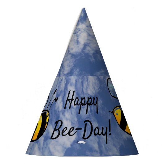 Happy Bee Day mit Buzz the Bee, Party Hut Partyhütchen (Links)