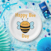 Happy Bee Day Pappteller (Party)