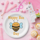 Happy Bee Day Pappteller (Party)