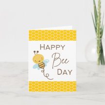 Happy Bee Day - Pub Card