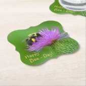 Happy Bee Day Untersetzer (angewinkelt)