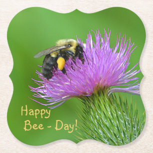 Happy Bee Day Untersetzer