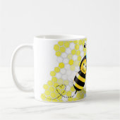 Happy Bee Geburtstags-Tasse Kaffeetasse (Links)