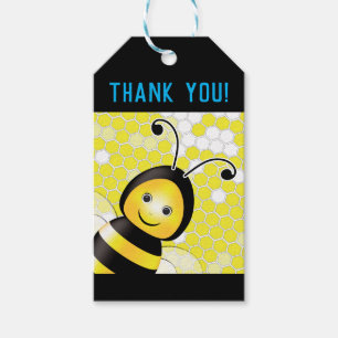 Happy Bee Gift Tag Geschenkanhänger