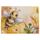 Happy Bee Große Geschenktüte (Rückseite)