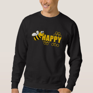 Happy Bee - Honey Beekeeper Imkerei Sweatshirt