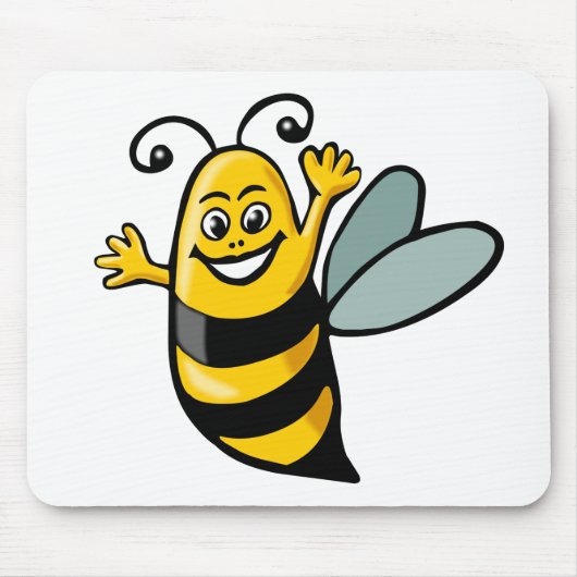 Happy Bee Mousepad (Vorne)