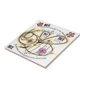 Happy Bee Redewendungen Blume Positive Keramik Til Fliese (Seite)