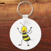 Happy Bee Schlüsselanhänger (Vorderseite)