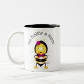 Happy Bee Tasse (Links & rechts) (Links)