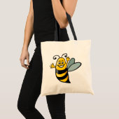 Happy Bee Tragetasche (Vorderseite (Produkt))