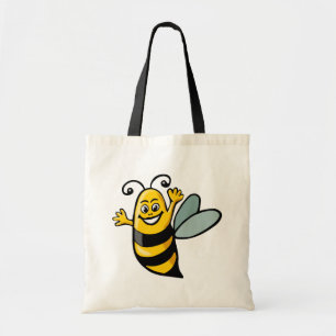 Happy Bee Tragetasche
