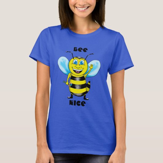 Happy Bee Women's T - Shirt (Vorderseite)